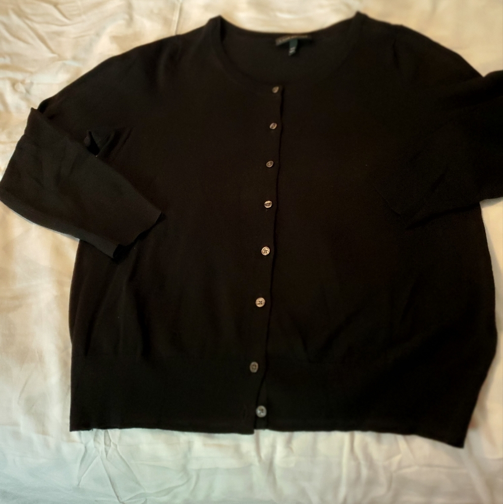 Long sleeve button up sweater